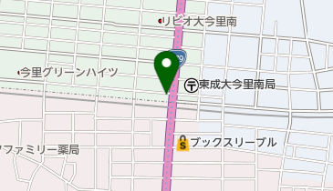 麺将軍 (本店)の地図画像