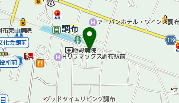 喜多方ラーメン 坂内 (調布店)の地図画像