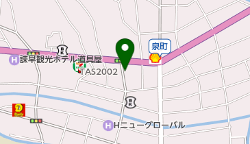 久留米らーめん 一龍の地図画像