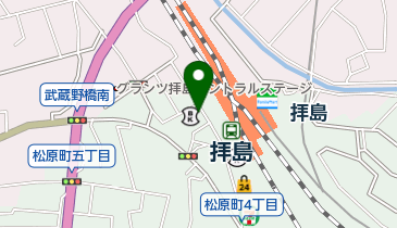 ラーメンショップ マルキチェーン (拝島店)の地図画像