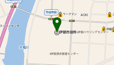 食堂アザレアの地図画像