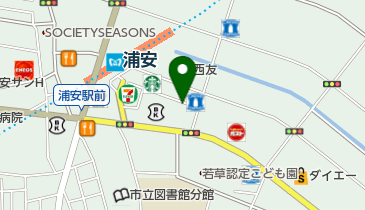 横浜家系ラーメン 壱角家 (浦安店)の地図画像