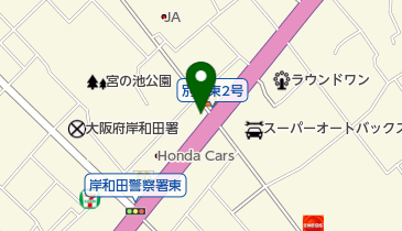 丸源ラーメン (岸和田八阪店)の地図画像