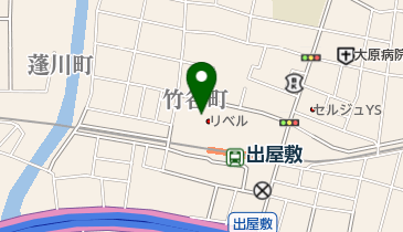 萬来軒の地図画像