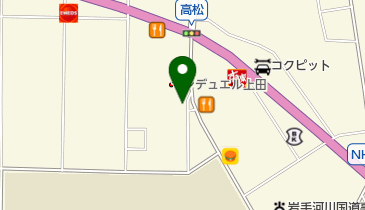 油そば専門店 はてな (盛岡上田店)の地図画像