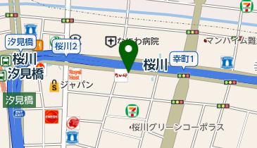 桜川らーめんの地図画像