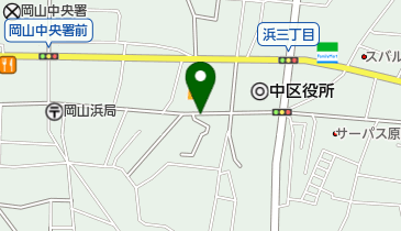 浜ラーメンの地図画像