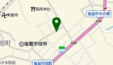 知味飯店の地図画像