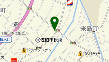 佐伯ラーメン 皆心の地図画像