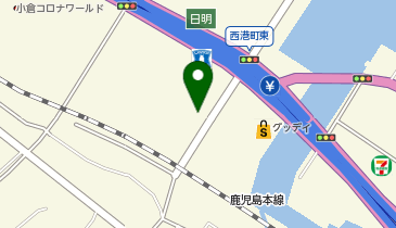 ラーメン食堂 ろくの家 (西港本店)の地図画像