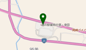 筆柿の里レストランの地図画像