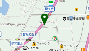 丸源ラーメン (富田林店)の地図画像