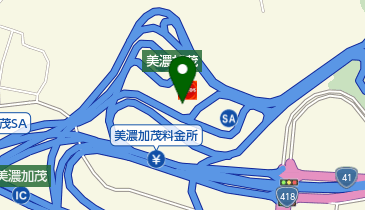 美濃加茂サービスエリアの地図画像