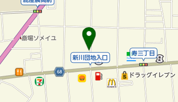 横浜ラーメンの地図画像