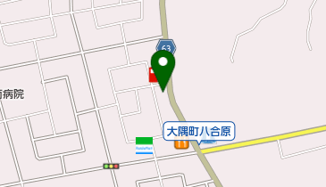 レストランおおすみの地図画像