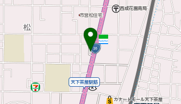 つけ麺 まるぶしの地図画像