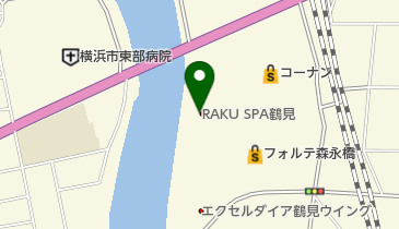 WA Dining 楽の地図画像