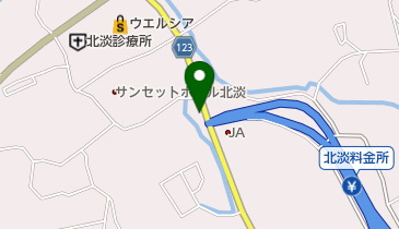 淡波家の地図画像