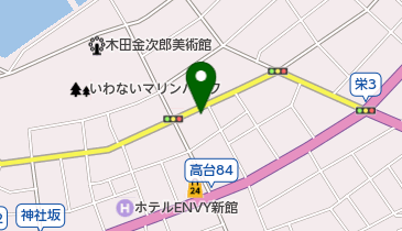 ささや食堂の地図画像