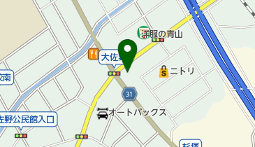 丸源ラーメン (太宰府大佐野店)の地図画像