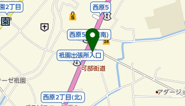 讃岐屋 (西原店)の地図画像