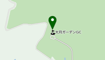 大月ガーデンゴルフクラブの地図画像