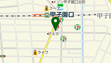 麺屋 はまる堂 (甲子園口店)の地図画像