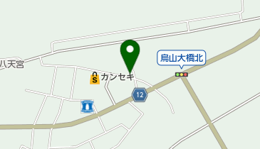 手打そば おかめやの地図画像