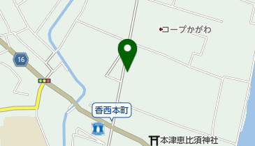 豚骨ラーメン 華香 (香西店)の地図画像