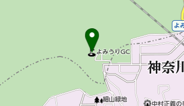 よみうりゴルフ倶樂部の地図画像