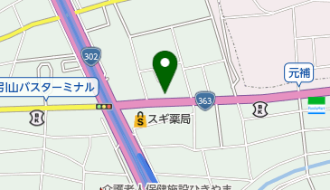 ゆきちゃんラーメン (引山店)の地図画像