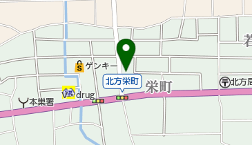 麺類・お食事処 おかだの地図画像