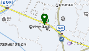 濃厚豚骨家系ラーメン 革麺家 (岩出店)の地図画像