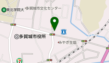 食堂大郷の地図画像