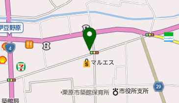 丸勝食堂の地図画像