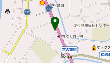 喜多方ラーメン 赤のれんの地図画像