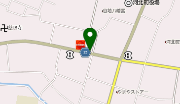 麺屋 雪月河。の地図画像