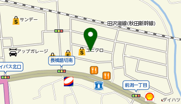 ゆで太郎 (盛岡インター店)の地図画像