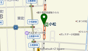 加賀白山そば (小松店)の地図画像