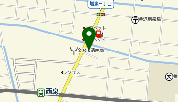 ゆで太郎 (金沢泉本町店)の地図画像