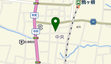 麺屋はしごの地図画像