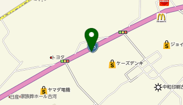 横浜家系ラーメン 誉家の地図画像