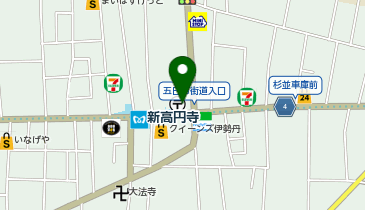 じげもんとん champon style (新高円寺店)の地図画像