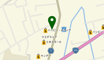 万八ラーメン (苫生店)の地図画像