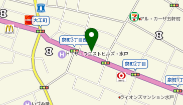 お食事の店 いづみやの地図画像