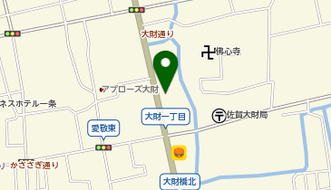 横浜家系ラーメン 龍馬家 (大財店)の地図画像