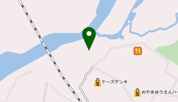 小山温泉思川の地図画像