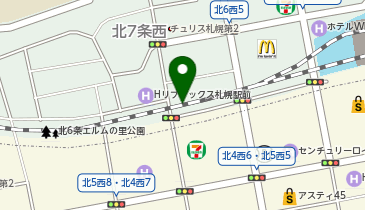 らぁ麺 月輪の地図画像