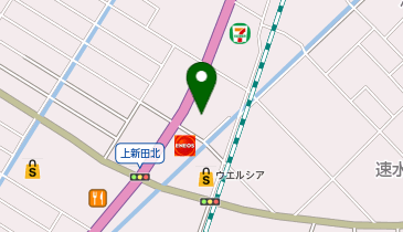 ラーメン弐豚の地図画像
