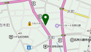 そば処 義平の地図画像